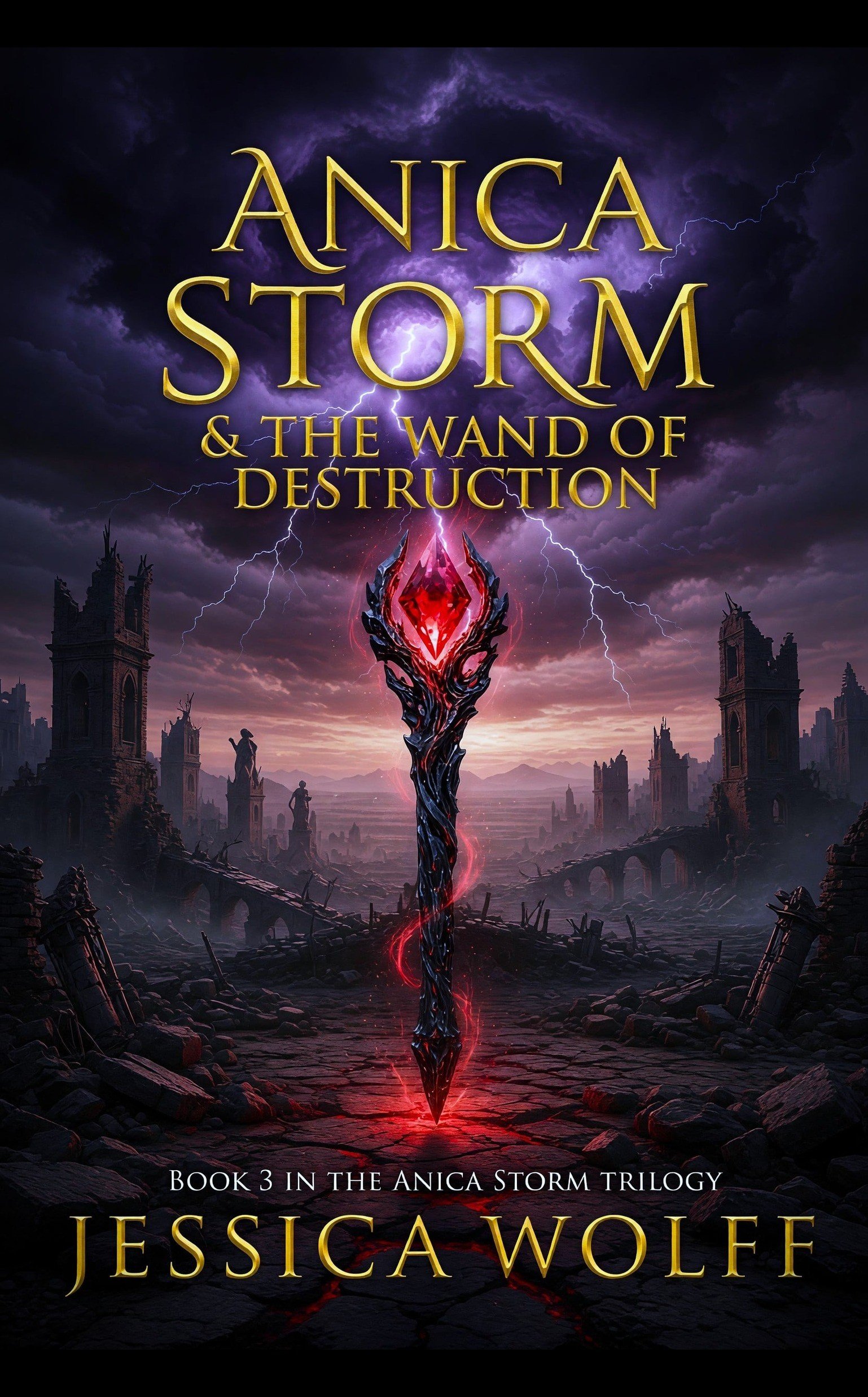 anica storm & the wand of destruction cover